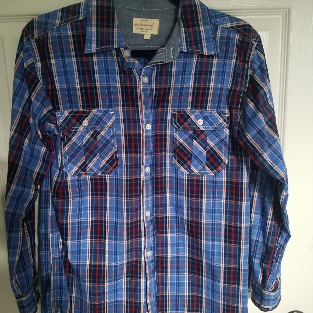 Boys WeatherProof Shirt, Size 14